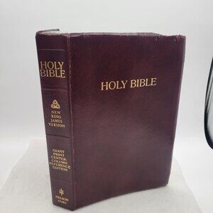 Holy Bible New King James Version Giant Print Red Letter Thumb Tabs 1994 Nelson